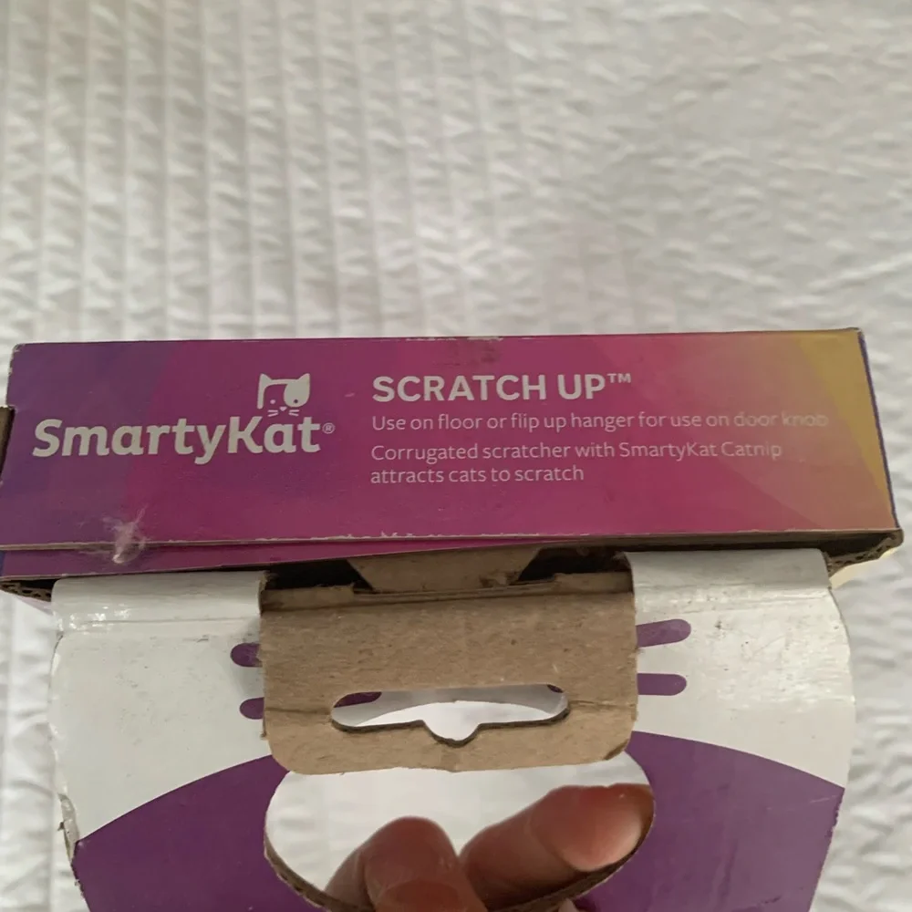 SmartyKat Corrugated Cardboard Scratcher Cats Pets